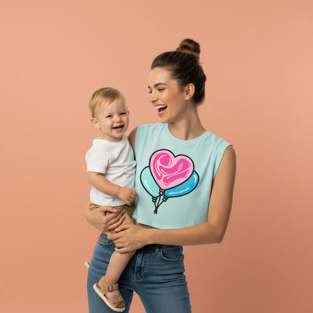 RZ Balloons Crop Top