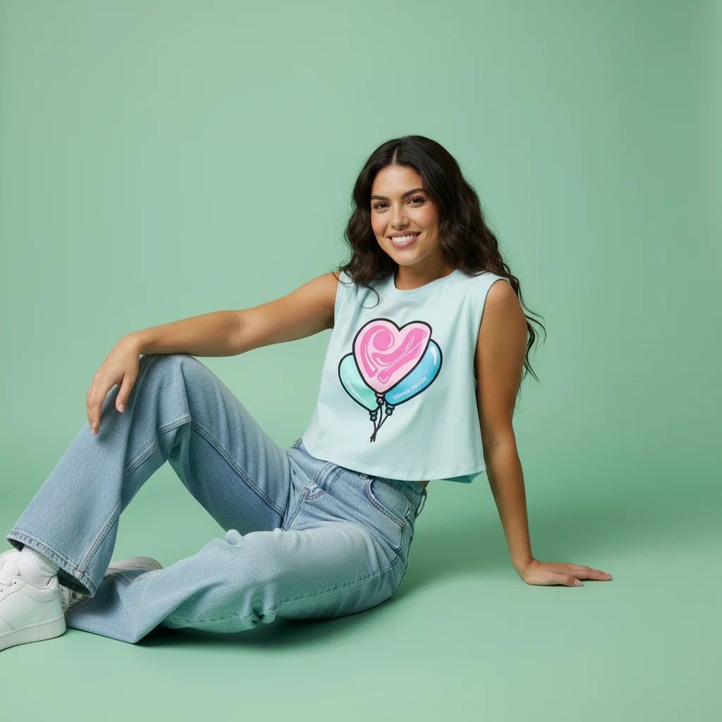 RZ Balloons Crop Top - Image 2
