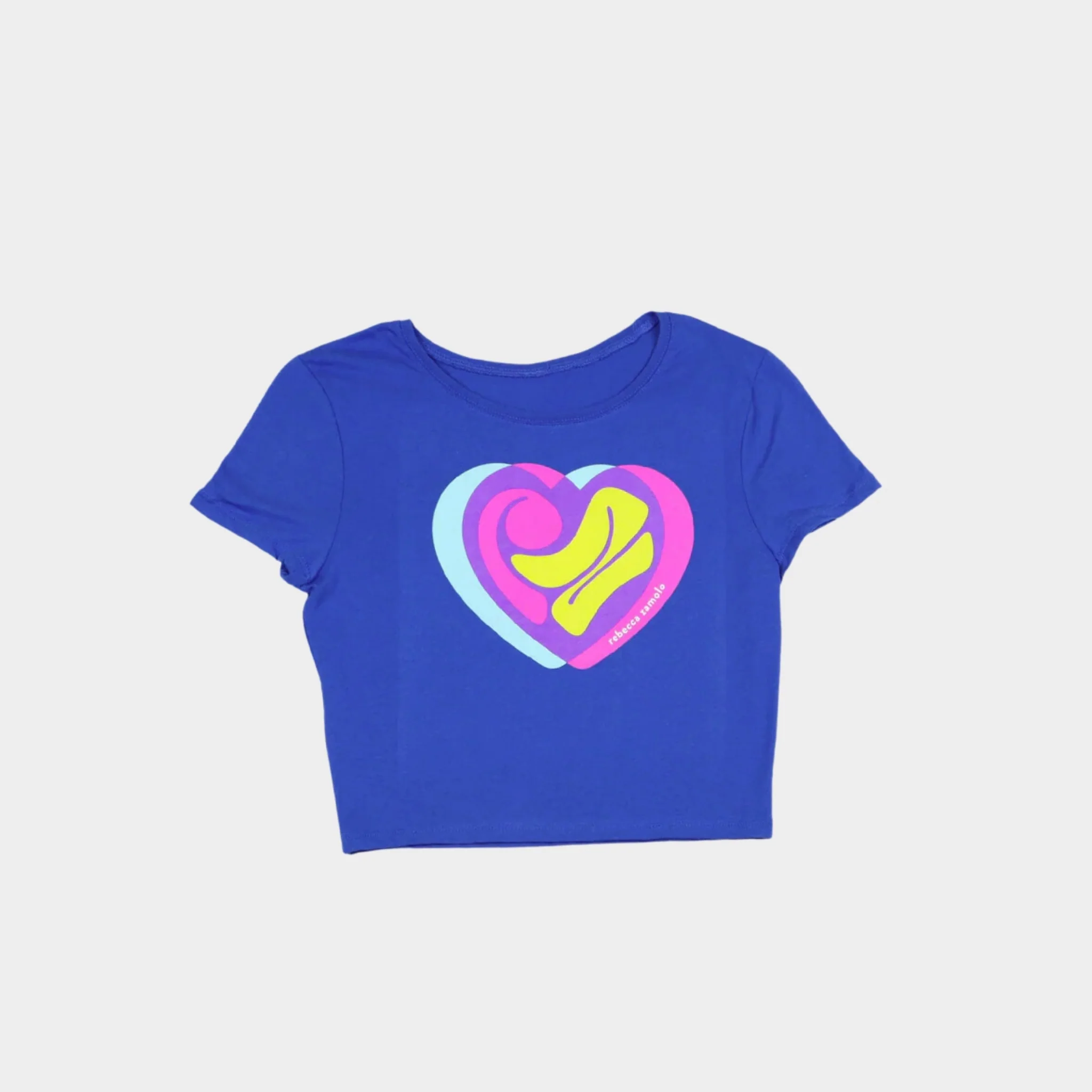 RZ Heart Crop T Shirt - Image 3