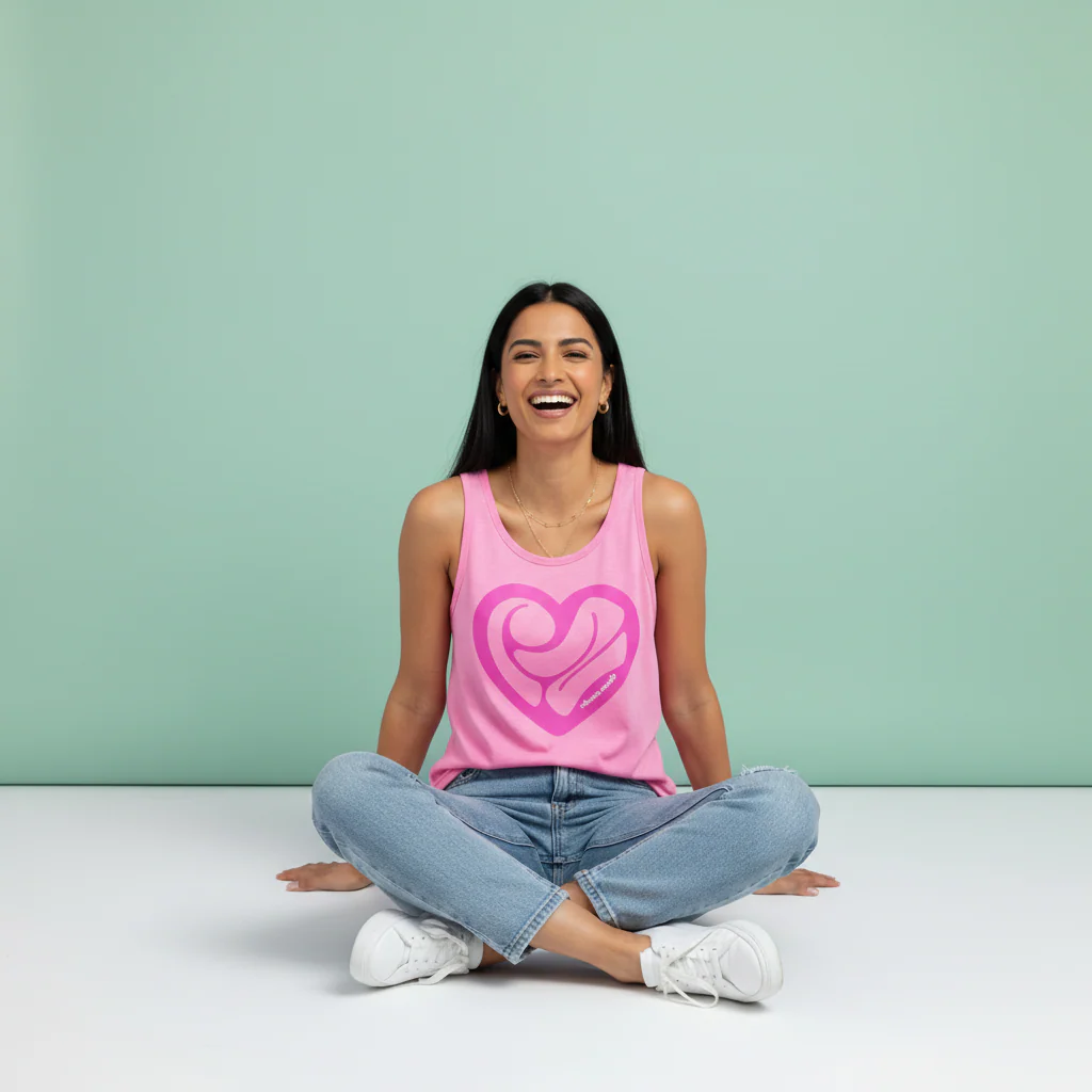 RZ Heart Tank Pink - Image 5