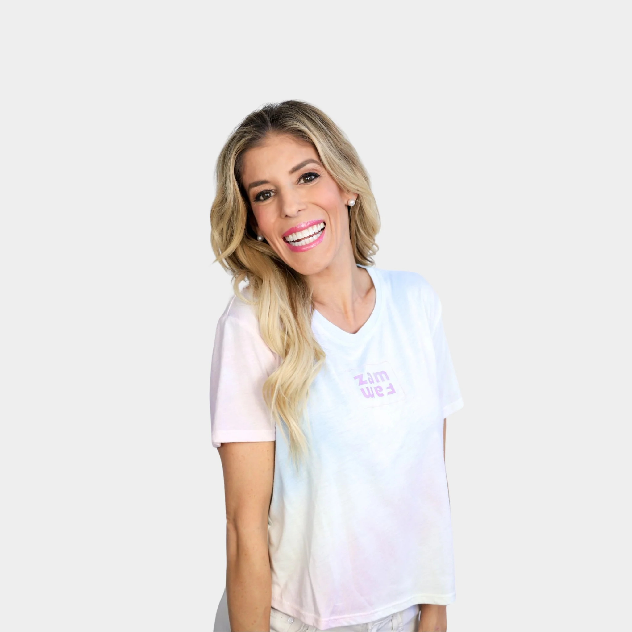 Zamfam Crop Tee Tie Dye - Image 3