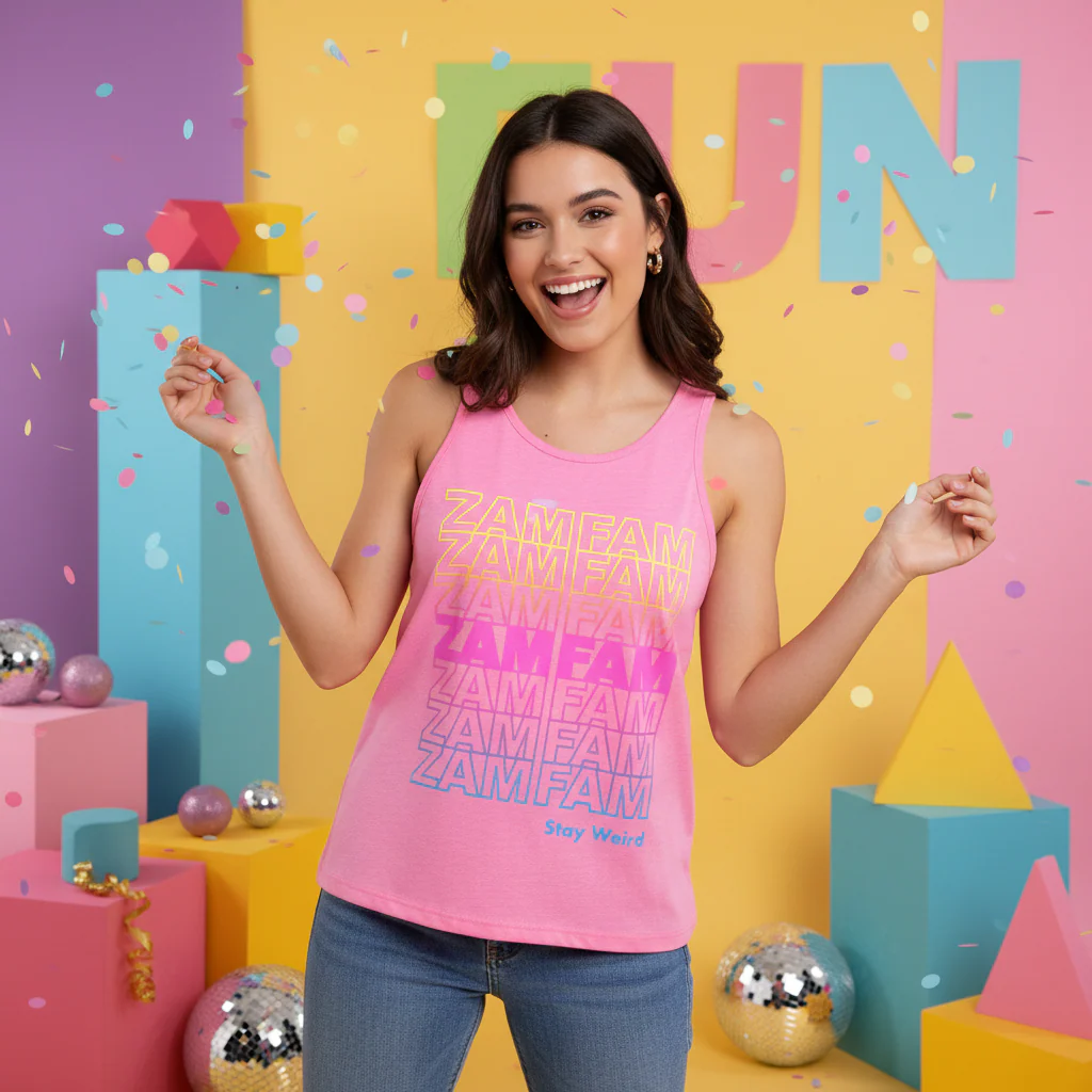 Zamfam Repeat Tank Top - Image 3