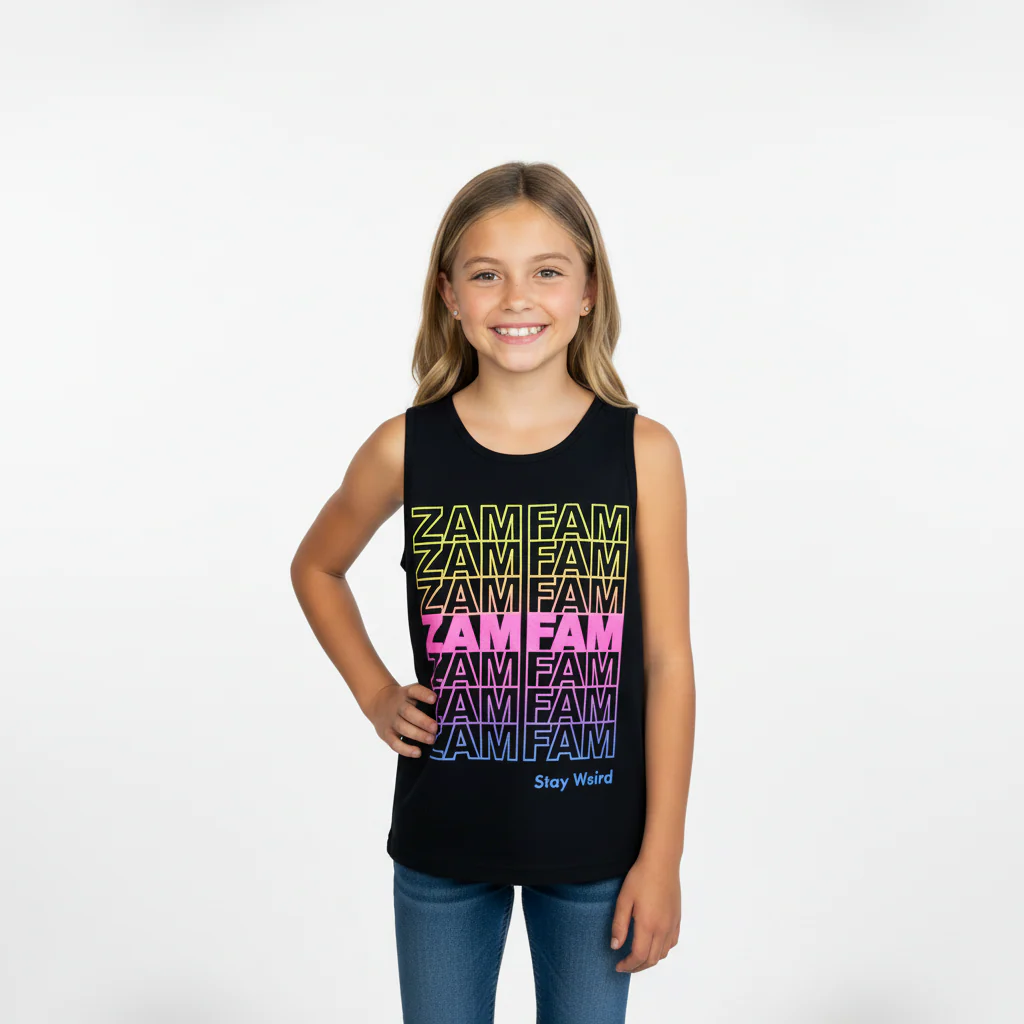 Zamfam Repeat Tank Top - Image 6